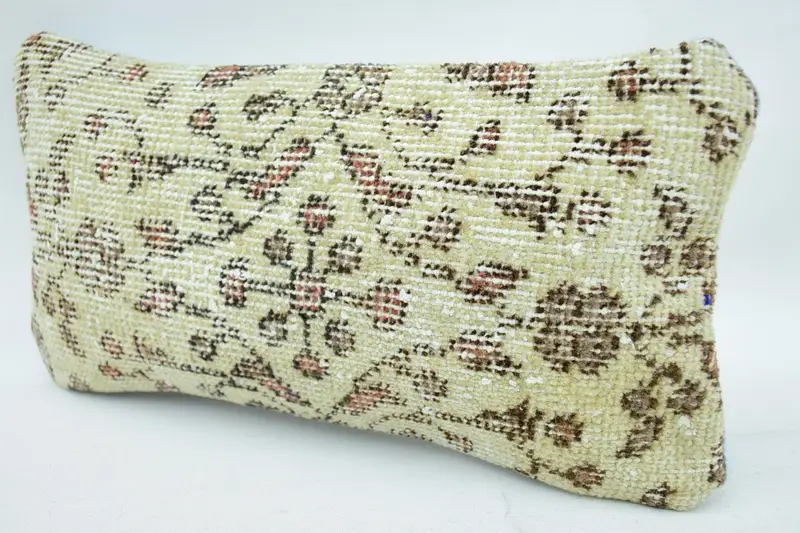 8x16 Beige Pillow Case, Ikat Cushion Case, Handmade Kilim Cushion, Turkish Kilim Pillow, Cushion Case, Christmas Cushion, Vintage Kilim Pillow - 3