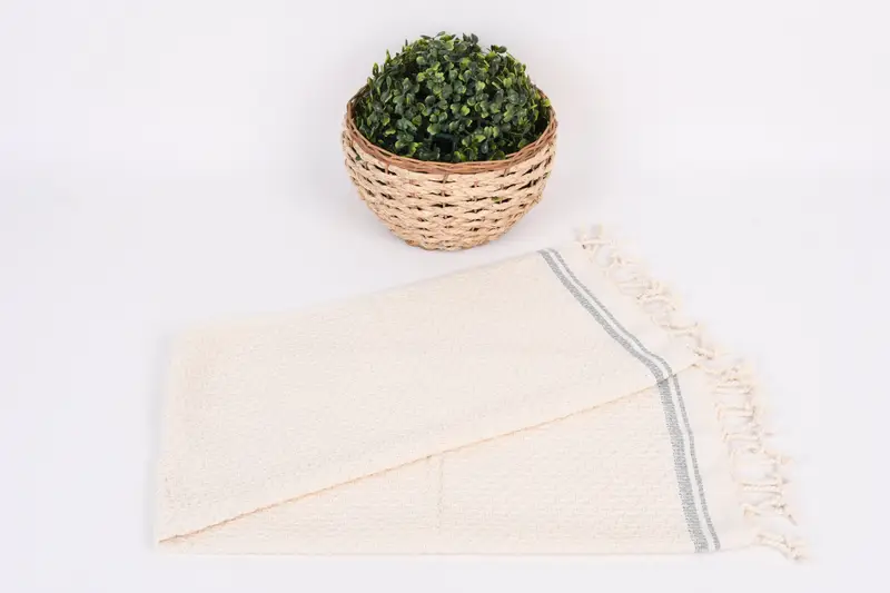 Dekoratives Handtuch, türkisches Geschirrtuch, Junggesellenhäuser Partyartikel, Küchentuch, Hochzeit für Gunst, 38x18 Baumwollgestreifte Handtuch, Custom Handtuch - 4