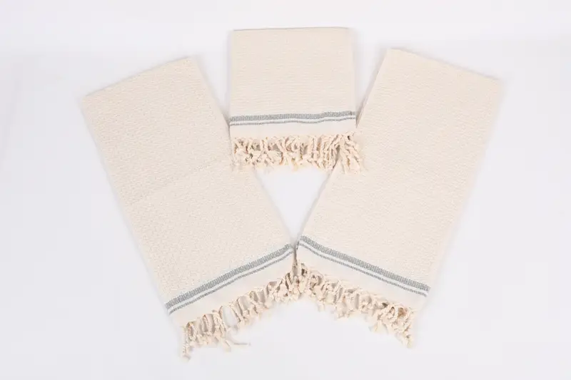 Dekoratives Handtuch, türkisches Geschirrtuch, Junggesellenhäuser Partyartikel, Küchentuch, Hochzeit für Gunst, 38x18 Baumwollgestreifte Handtuch, Custom Handtuch - 6