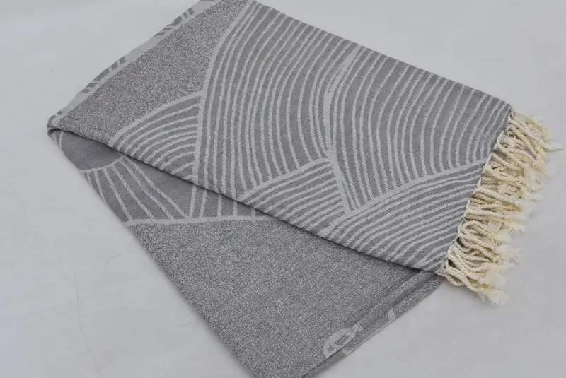 Gift Boxes Towel, 68x40 Cotton Striped Design Towel, Girls Weekend Getaways Ideas, Wedding Gift, Embroidered Towel, Bachelorette Party Decorations - 6