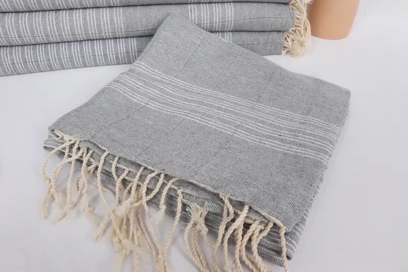 Yoga Towel, Best Wedding Gift, Custom Gift, Turkish Towel Beach, 70x40 Cotton Striped Towel, Home Decor Towel, Custom Wedding Gift, Kids Beach Towel - 5