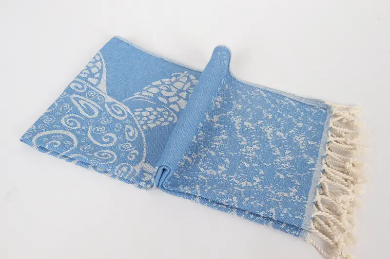 36x18 Cotton Carretta Patterned Towel, Small Bath Towels, Bridesmaid Gifts, Bridal Shower Gift, Turkish Tea Towel, Bridesmaid Gift Towel - 7
