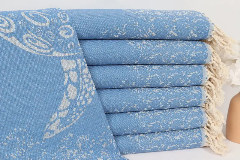36x18 Cotton Carretta Patterned Towel, Small Bath Towels, Bridesmaid Gifts, Bridal Shower Gift, Turkish Tea Towel, Bridesmaid Gift Towel - 2