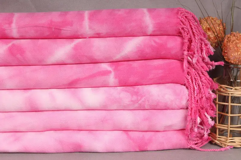 Valentines Gift, 68x36 Cotton Tie Dye Towel, Turkish Beach Towel Monogram, Handmade Gift, Bachelorette Party Gifts, Best Beach Towel, Holiday Towel - 3
