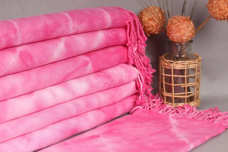 Valentines Gift, 68x36 Cotton Tie Dye Towel, Turkish Beach Towel Monogram, Handmade Gift, Bachelorette Party Gifts, Best Beach Towel, Holiday Towel - 2