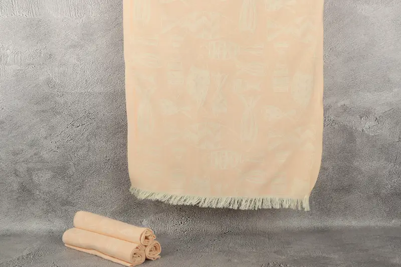 Summer Towel, Wedding Favors, Custom Name Towel, Bathroom Towels, Personalized Gift For Her, 28x20 Cotton Fish Design Towel, Personalized Hand Towel - 1