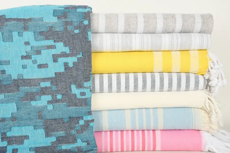 Custom Wedding Gifts, 70x40 Cotton Set of 8 Towel, Handmade Gift, Spa Towel, Valentines Day Gift For Him, Custom Wedding Towel, Sand-resistant towel - 1