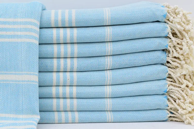 卸売トルコタオル、バスタオル、40x70、オーガニックコットン、グリーン - 1