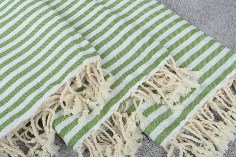Gift For Best Friend, Wedding Gift, Custom Bath Towel, Sand-free towel, Bridesmaid Towel, Peshtemal Towel, 70x40 Cotton Striped Towel, Gift For Him - 5