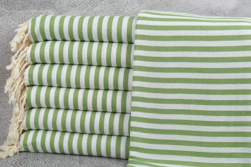 Gift For Best Friend, Wedding Gift, Custom Bath Towel, Sand-free towel, Bridesmaid Towel, Peshtemal Towel, 70x40 Cotton Striped Towel, Gift For Him - 1