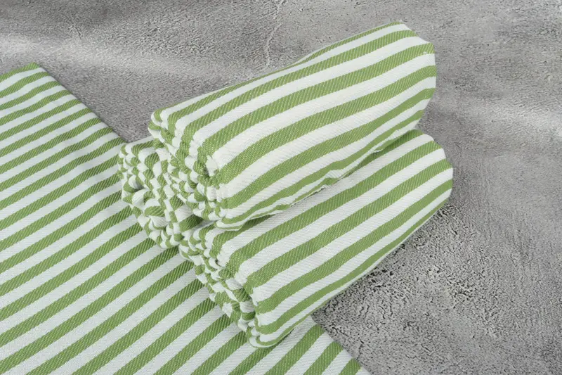 Gift For Best Friend, Wedding Gift, Custom Bath Towel, Sand-free towel, Bridesmaid Towel, Peshtemal Towel, 70x40 Cotton Striped Towel, Gift For Him - 7