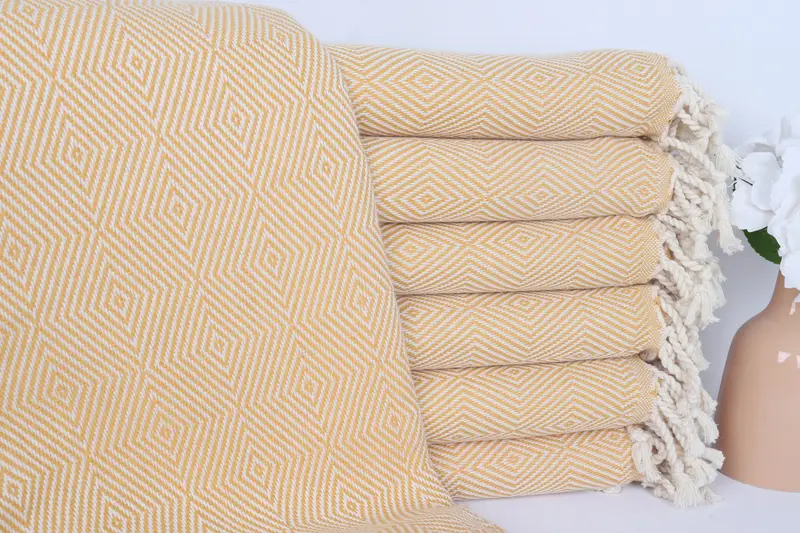 Summer Towel, Turkish Beach Towel Personalized, Wedding For Favor, 74x40 Cotton Diamond Towel, Thin towel, Custom Towel, Lightweight Turkish towel - 1