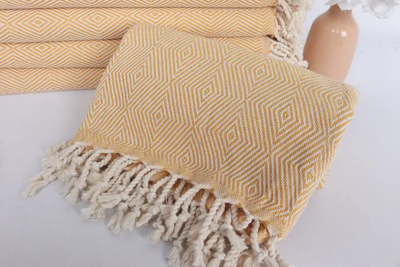 Summer Towel, Turkish Beach Towel Personalized, Wedding For Favor, 74x40 Cotton Diamond Towel, Thin towel, Custom Towel, Lightweight Turkish towel - 4