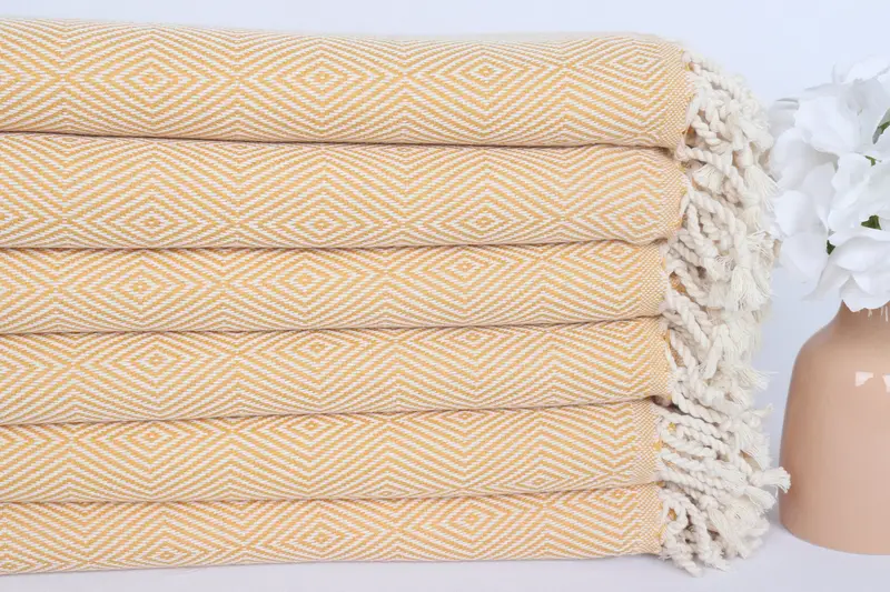 Summer Towel, Turkish Beach Towel Personalized, Wedding For Favor, 74x40 Cotton Diamond Towel, Thin towel, Custom Towel, Lightweight Turkish towel - 3