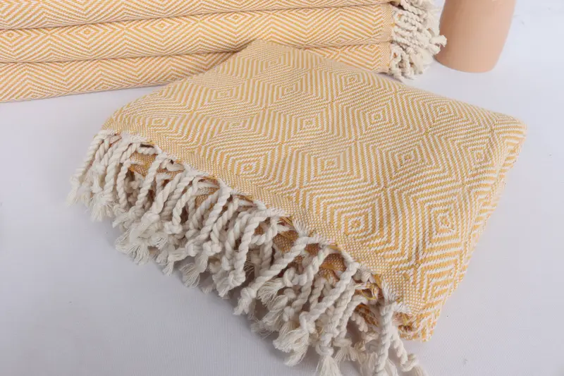 Summer Towel, Turkish Beach Towel Personalized, Wedding For Favor, 74x40 Cotton Diamond Towel, Thin towel, Custom Towel, Lightweight Turkish towel - 5