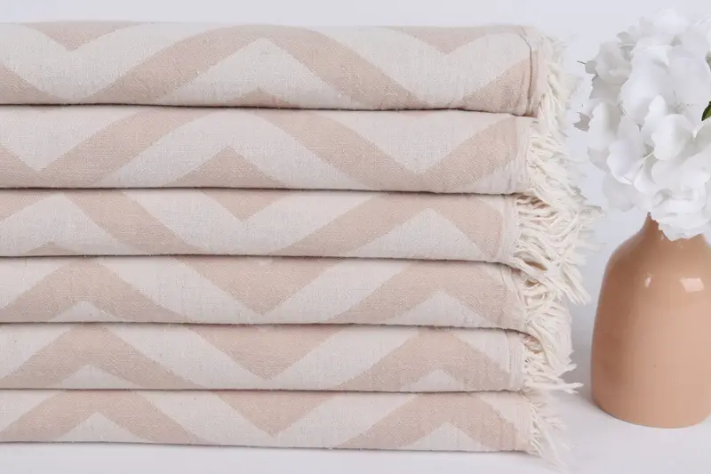 Beach Towel Bulk, 70x40 Cotton Zigzag Design Towel, Absorbent Turkish towel, Best Beach Towel, Personalize Gift, Personalized Turkish Beach Towel - 4