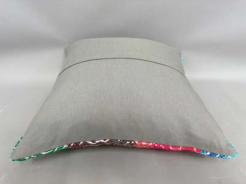 20x20 Red Pillow, Kilim Cushion Sham, Pillow Sham, Antique Pillows, Decorative Throw Cushion Case, Vintage Kilim Pillow, Comfy Throw Cushion Cover - 7
