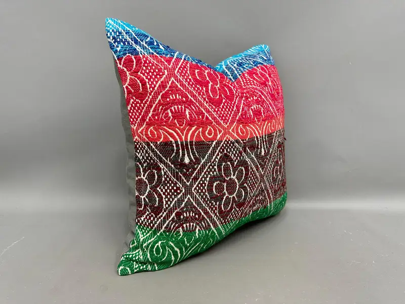 20x20 Red Pillow, Kilim Cushion Sham, Pillow Sham, Antique Pillows, Decorative Throw Cushion Case, Vintage Kilim Pillow, Comfy Throw Cushion Cover - 2