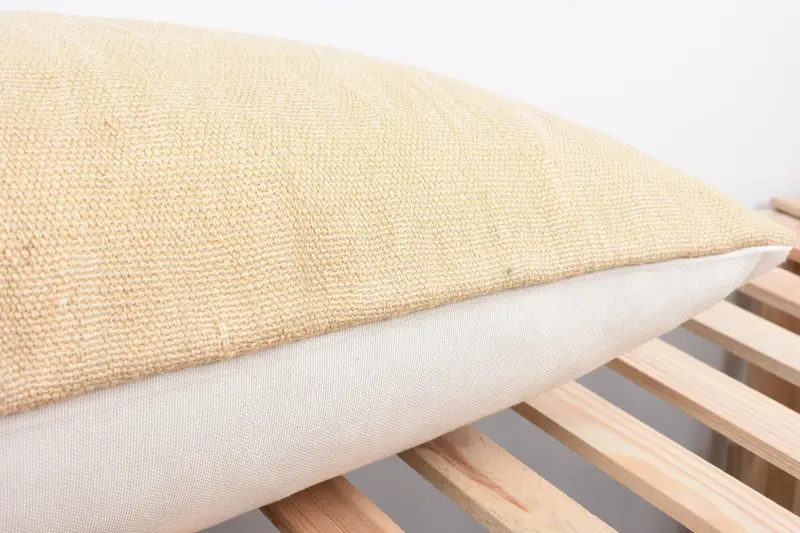 Turkish Pillow, Bolster Pillow Sham, Ethnical Kilim Rug Pillow, Authentic Cushion, Kilim Pillow, Pillow Sham, 16x36 Beige Pillow Sham - 7