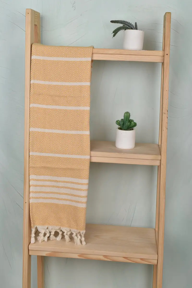 Decorative Towel, Wedding Favors, 40x20 Cotton Striped Towel, Best Friend Gift Ideas, Spa Towel, Guest Towel, Turkish Hand Towel, Wedding Gift - 8