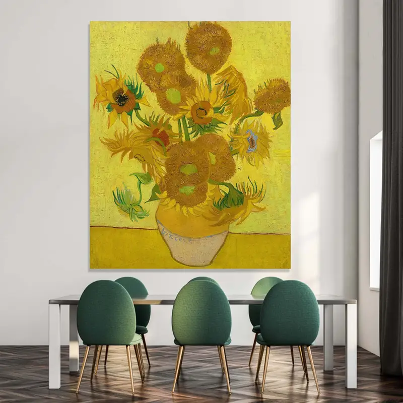 Sunflowers Vincent Van Gogh Print - Fine Art Print Van Gogh Poster Birthday Gift Idea Housewarming Gift Sunflower Poster Flower Print - 8