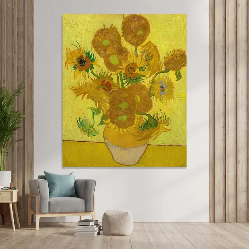 Sunflowers Vincent Van Gogh Print - Fine Art Print Van Gogh Poster Birthday Gift Idea Housewarming Gift Sunflower Poster Flower Print - 1