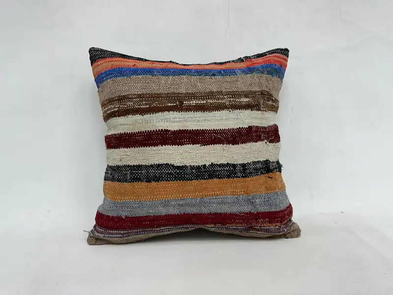 Antique Pillows, Cushion, Boho Pillow Sham Cover, Vintage Pillow, Sofa Bolster Pillow Cover, Luxury Cushion Case, 20x20 White Pillow - 1