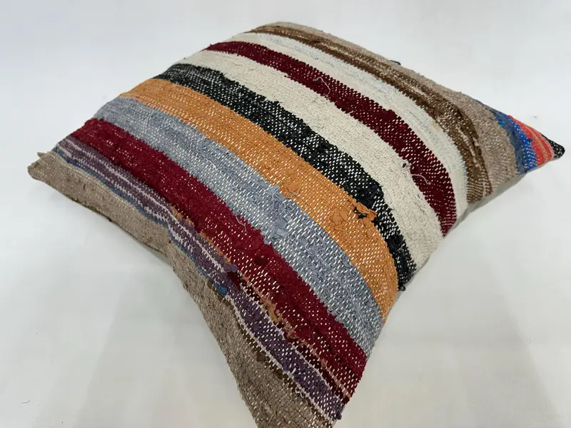 Antique Pillows, Cushion, Boho Pillow Sham Cover, Vintage Pillow, Sofa Bolster Pillow Cover, Luxury Cushion Case, 20x20 White Pillow - 6