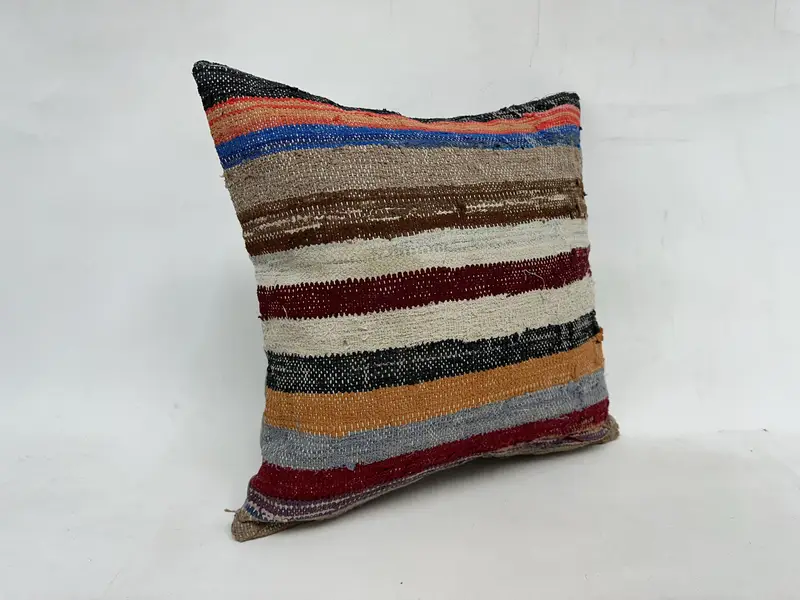 Antique Pillows, Cushion, Boho Pillow Sham Cover, Vintage Pillow, Sofa Bolster Pillow Cover, Luxury Cushion Case, 20x20 White Pillow - 3