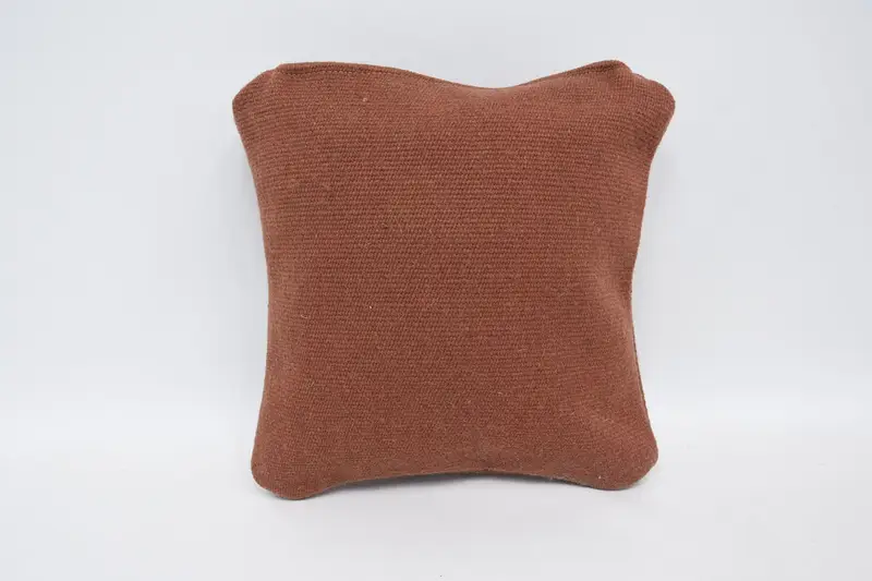 12x12 Red Pillow, Pattern Throw Cushion Cover, Turkish Kilim Pillow, Kilim Cushion Sham, Cushion Case, Garden Cushion Case, Home Decor Pillow - 1