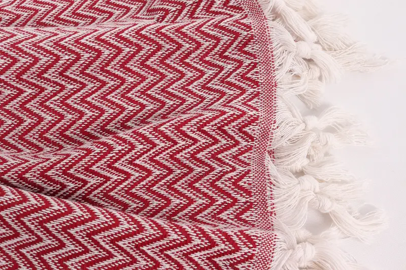 76x64 Cotton Zig zag Towel, Organic Throw, Thanksgiving Tablecloth, Wedding Gift, Bachelorette Party Favors, Personalized Gifts, Bridesmaid Gifts - 8