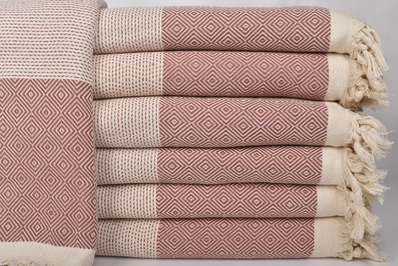 Customized Turkish Blanket, Tablecloth, Turkish Blanket, Throw Blanket, 104x80 Cotton Diamond Towel, Halloween Bachelorette Party, Bride Gift - 2