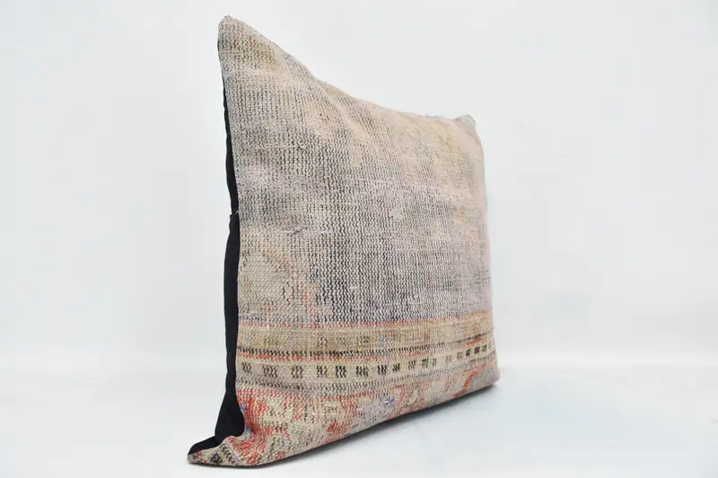 28x28 Beige Cushion Case, Vintage Kilim Pillow, Kilim Cushion Sham, Wholesale Cushion Cover, Boho Pillow Sham Cover, Pillow Sham - 3