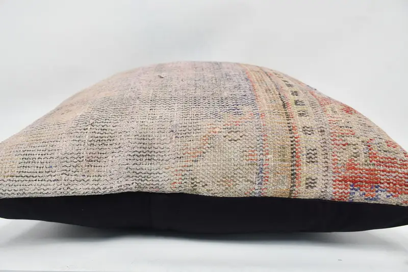 28x28 Beige Cushion Case, Vintage Kilim Pillow, Kilim Cushion Sham, Wholesale Cushion Cover, Boho Pillow Sham Cover, Pillow Sham - 5
