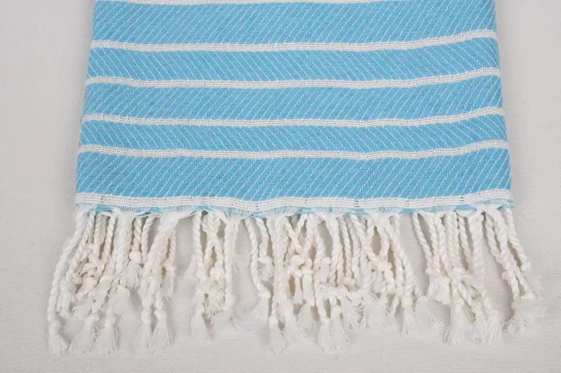 Scarf Towel, Quick-Dry Beach Towel, 70x40 Bamboo Herringbone Towel, Wedding Gift, Bachelorette Party Favor, Turkish Beach Towel Bulk, Organic towel - 3