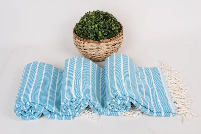 Scarf Towel, Quick-Dry Beach Towel, 70x40 Bamboo Herringbone Towel, Wedding Gift, Bachelorette Party Favor, Turkish Beach Towel Bulk, Organic towel - 8
