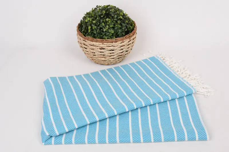 Scarf Towel, Quick-Dry Beach Towel, 70x40 Bamboo Herringbone Towel, Wedding Gift, Bachelorette Party Favor, Turkish Beach Towel Bulk, Organic towel - 4