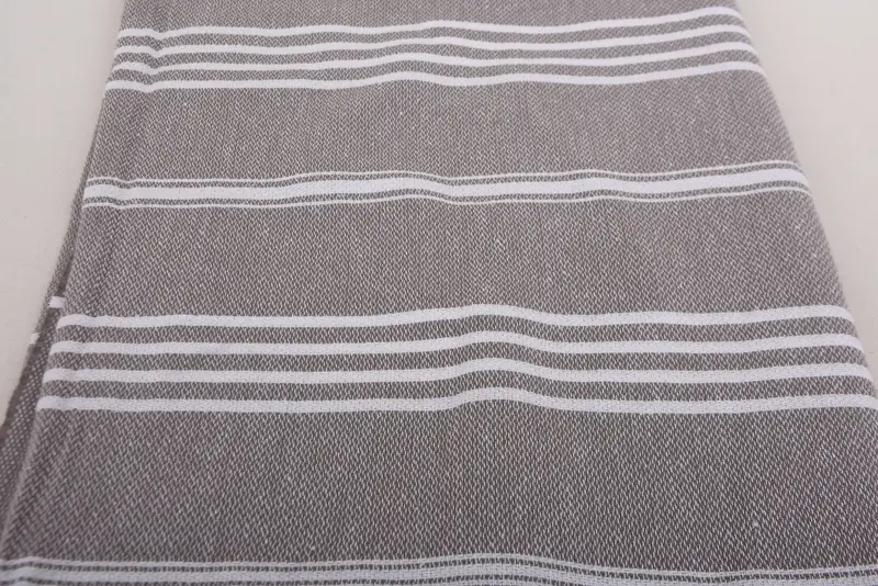 Bachelorette Party Gifts, Oversized Beach Towel, Luxury towel, Custom Wedding Towel, Baby Boy Gift, 70x40 Cotton Striped Towel, Housewarming Gift - 4