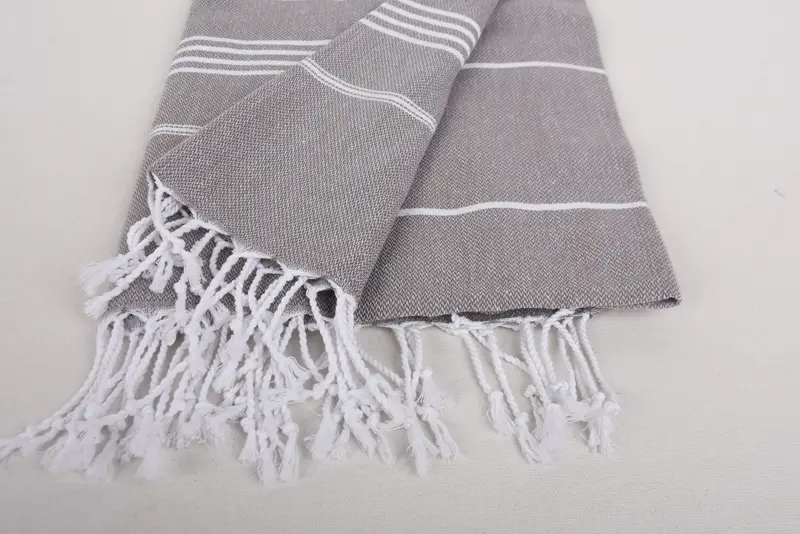 Bachelorette Party Gifts, Oversized Beach Towel, Luxury towel, Custom Wedding Towel, Baby Boy Gift, 70x40 Cotton Striped Towel, Housewarming Gift - 8