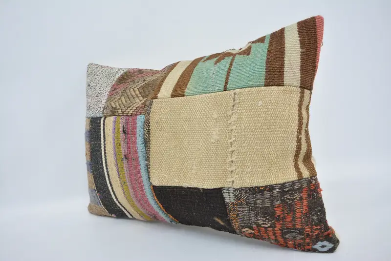 16x24 Beige Pillow Case, Vintage Cushion Cover, Pillow Cover, Toss Cushion Case, Pillow for Couch, Aztec Pillow Sham, Turkish Pillow, Vintage Pillow - 4
