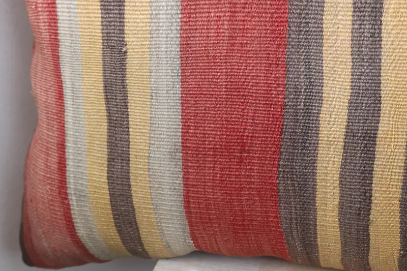 16x43 Red Pillow Case, Kilim Cushion Sham, Cushion Case, Office Chair Pillow Sham, Ethnical Kilim Rug Pillow, Interior Designer Pillow - 3