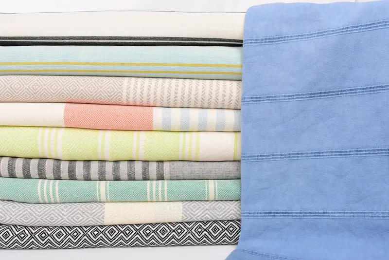 Bridal Shower Gifts, Cotton towel, Wedding Favors, Pool Towels, Personalized Bridesmaid Gift, Handwoven Turkish Towel, 70x40 Cotton Set of 10 Towel - 2