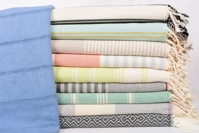 Bridal Shower Gifts, Cotton towel, Wedding Favors, Pool Towels, Personalized Bridesmaid Gift, Handwoven Turkish Towel, 70x40 Cotton Set of 10 Towel - 3
