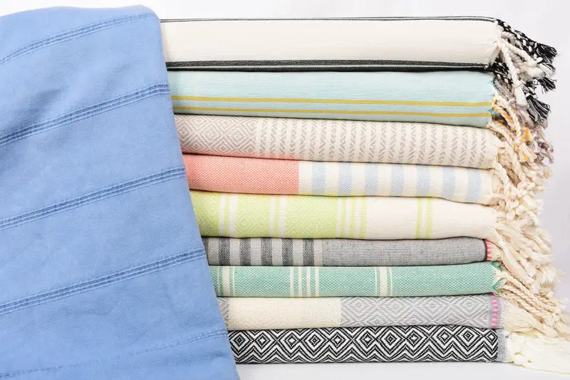 Bridal Shower Gifts, Cotton towel, Wedding Favors, Pool Towels, Personalized Bridesmaid Gift, Handwoven Turkish Towel, 70x40 Cotton Set of 10 Towel - 1