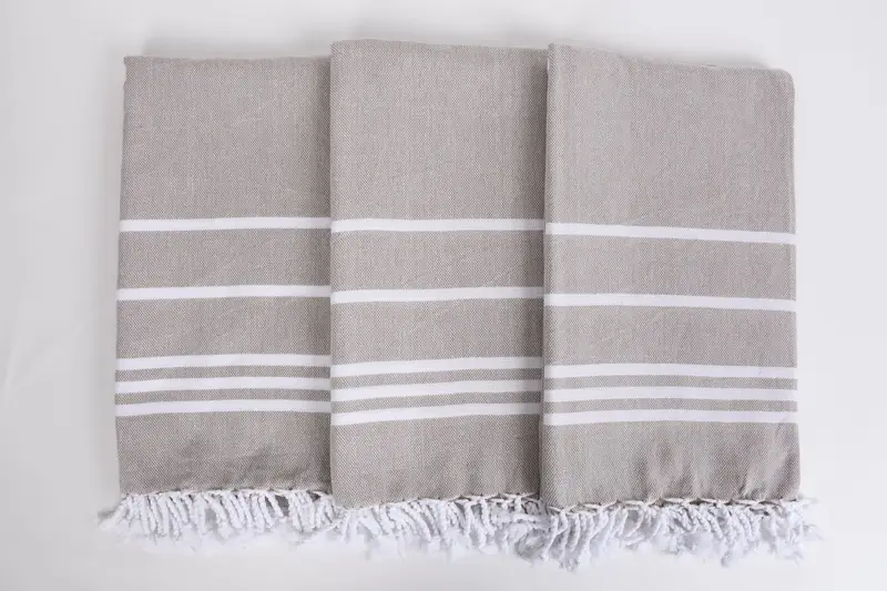 70x40 Cotton Striped Towel, Wedding Shower Gift, Soft towel, Bachelor Party Favors, Thin towel, Personalized Wedding Gift, Bachelorette Beach Towel - 7