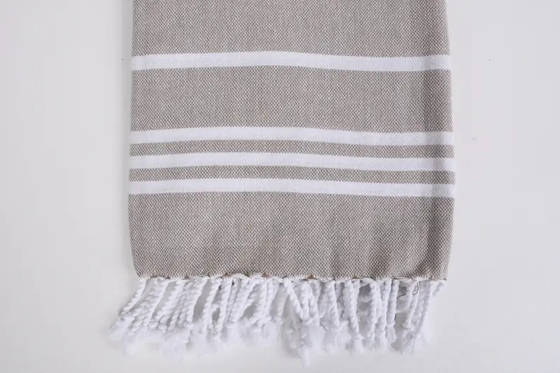 70x40 Cotton Striped Towel, Wedding Shower Gift, Soft towel, Bachelor Party Favors, Thin towel, Personalized Wedding Gift, Bachelorette Beach Towel - 3