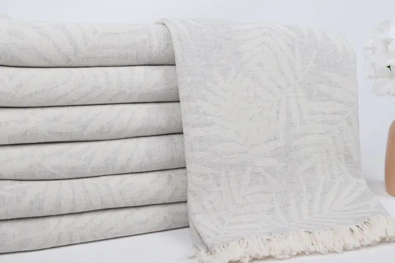 64x40 Cotton Floral Patterned Towel, Scarf Towel, Valentines Day Gift Idea, Fouta towel, Beach Towel Bulk, Pool Towels, Personalized Beach Towel - 3