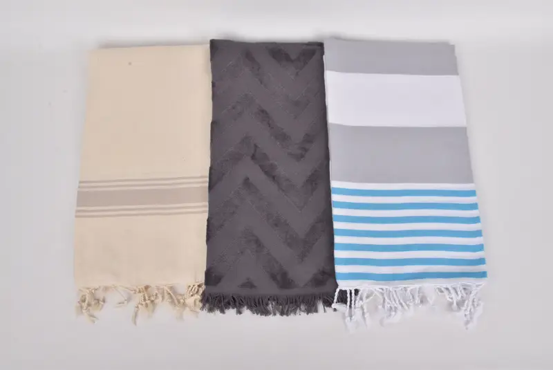 Handwoven Turkish Towel, Pool Towels, Large Turkish Towel, Quick-dry peshtemal, Embroidered Towel, 70x40 Cotton Set of 8 Towel, Bachelor Gift - 7
