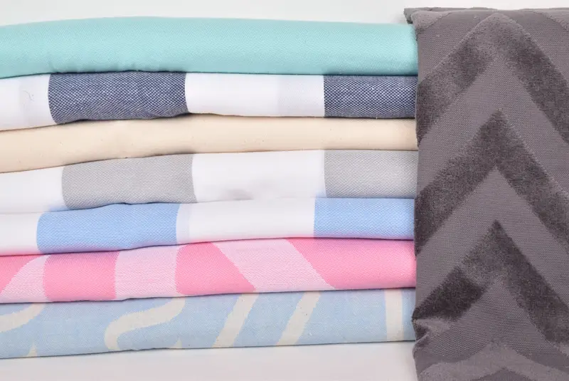 Handwoven Turkish Towel, Pool Towels, Large Turkish Towel, Quick-dry peshtemal, Embroidered Towel, 70x40 Cotton Set of 8 Towel, Bachelor Gift - 1