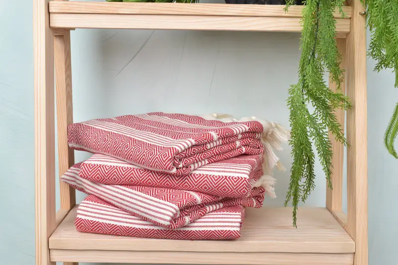 Towel With Name, Embroidered Beach Towel, Cotton towel, Gift For Coworker, 70x38 Cotton Diamond Towel, Monogrammed Beach Towel, Sand-free towel - 7